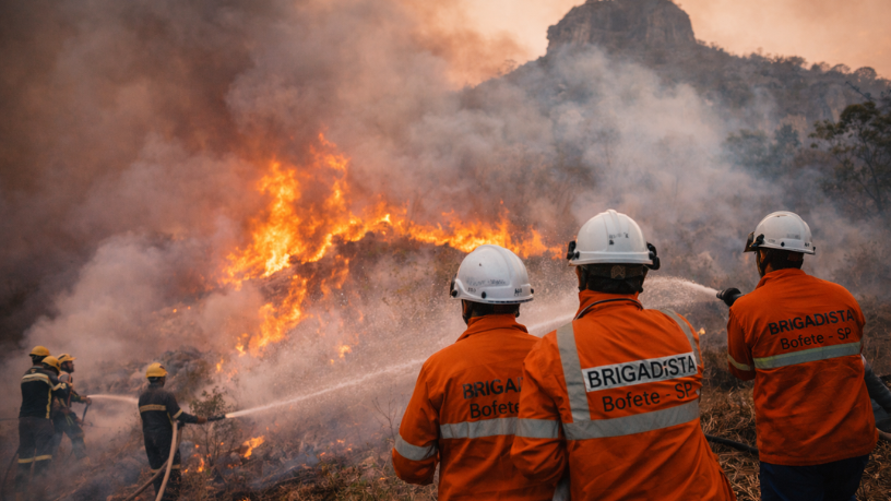Incêndio em área de mata mobiliza forças de emergência e acende alerta ambiental em Bofete